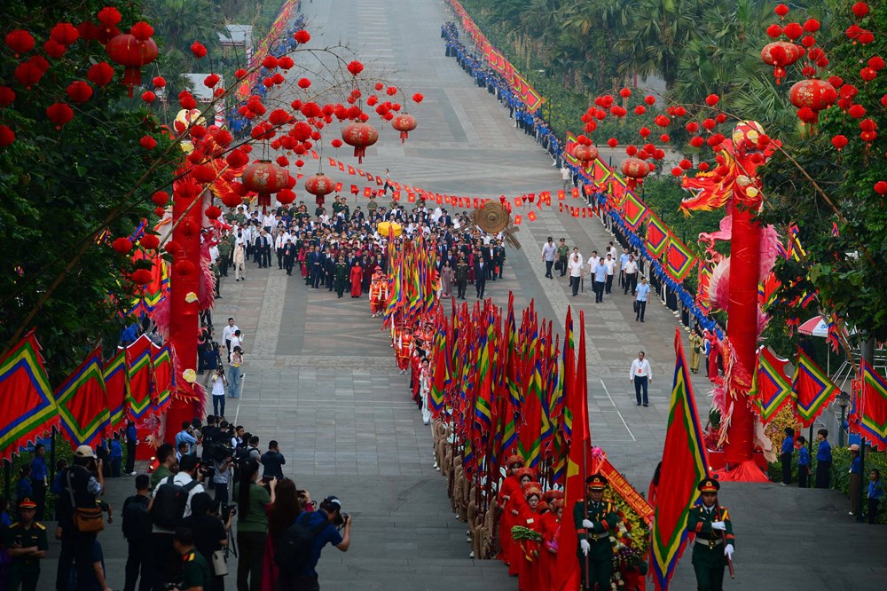 Tổng Bí thư, Chủ tịch nước Tô Lâm dâng hương Giỗ Tổ Hùng Vương  - ảnh 16