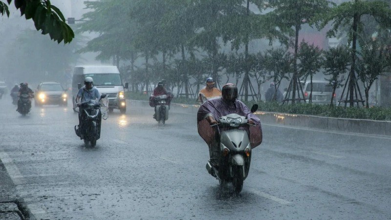 Thời tiết hôm nay 1.5: Cả nước có mưa dông trên diện rộng - ảnh 1