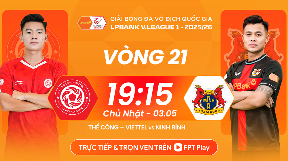 Nhận định trận đấu Thể Công vs Ninh Bình, 19h15 ngày 3.5: Điểm tựa Hàng Đẫy - ảnh 1