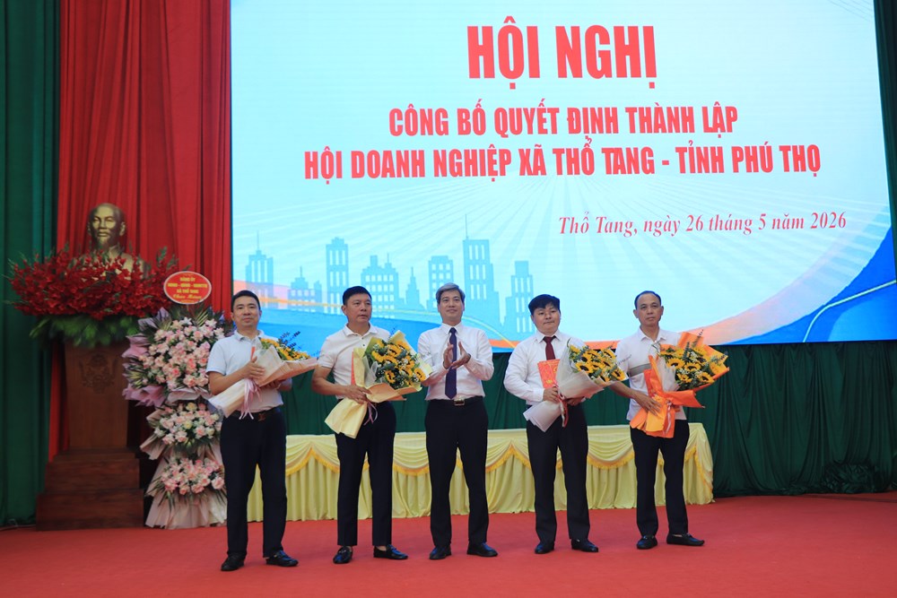 Phú Thọ: Thành lập Hội Doanh nghiệp Thổ Tang, bước đệm vững chắc cho kinh tế tư nhân - ảnh 2
