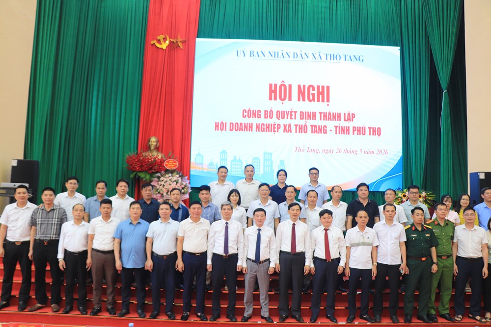 Phú Thọ: Thành lập Hội Doanh nghiệp Thổ Tang, bước đệm vững chắc cho kinh tế tư nhân - ảnh 4