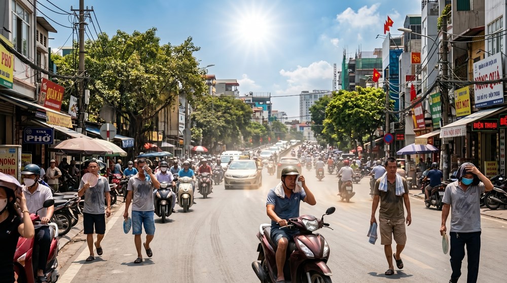 Thời tiết hôm nay 3.6: Bắc Bộ và Bắc Trung Bộ nắng nóng đặc biệt gay gắt - ảnh 1