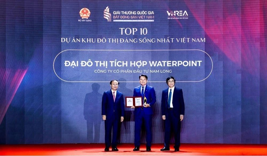 Waterpoint được vinh danh Top 10 khu đô thị đáng sống nhất Việt Nam - ảnh 1
