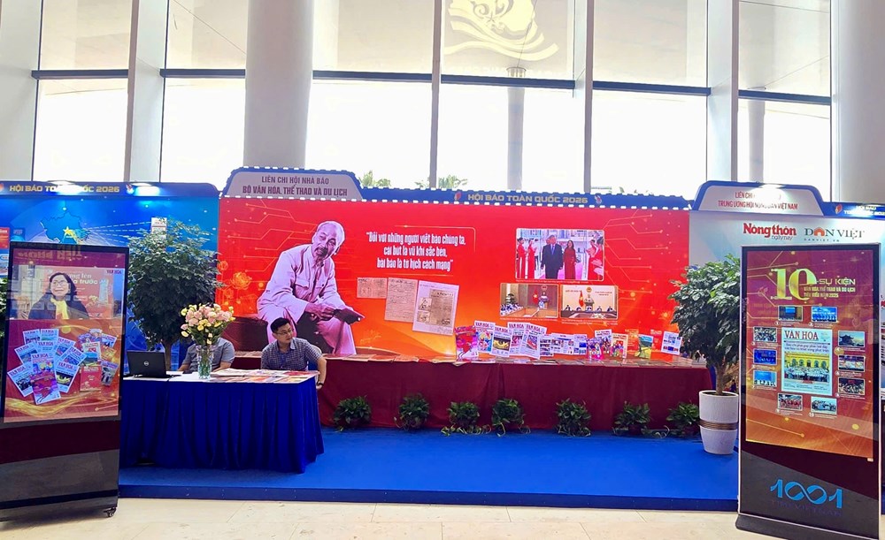 Liên Chi hội Nhà báo Bộ VHTTDL đoạt Giải B Gian trưng bày ấn tượng, đặc sắc tại Hội Báo toàn quốc 2026 - ảnh 4