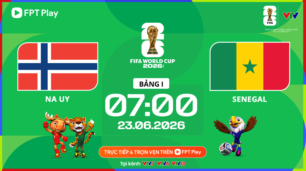 Link xem trực tiếp Na Uy vs Senegal, 7h00 ngày 23.6 - bảng I World Cup 2026 - ảnh 1