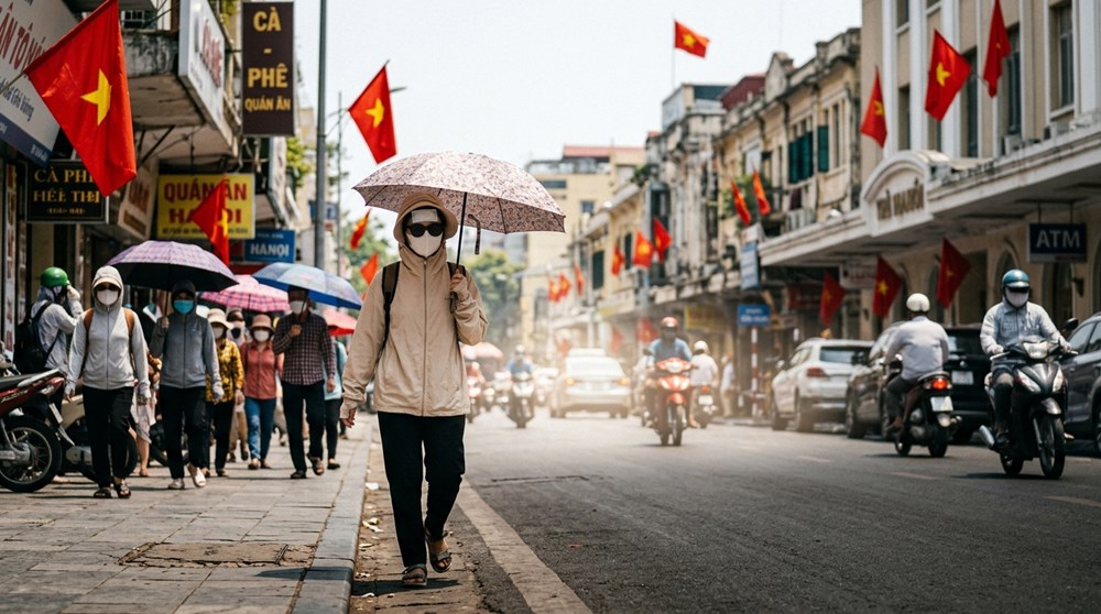 Thời tiết hôm nay 25.6: Nắng nóng bao trùm nhiều nơi - ảnh 1
