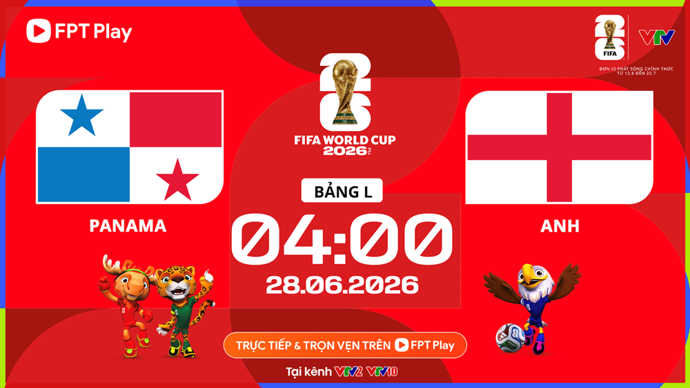 Link xem trực tiếp Panama vs Anh, 4h00 ngày 28.6 - bảng L World Cup 2026 - ảnh 1