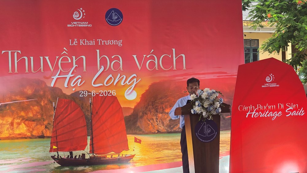 Quảng Ninh: Thuyền ba vách – cánh buồm di sản chính thức đưa vào hoạt động - ảnh 4