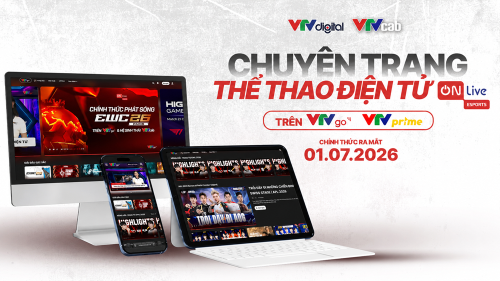 VTV Digital hợp tác với VTVcab ra mắt chuyên trang thể thao điện tử ON Live Esports - ảnh 1