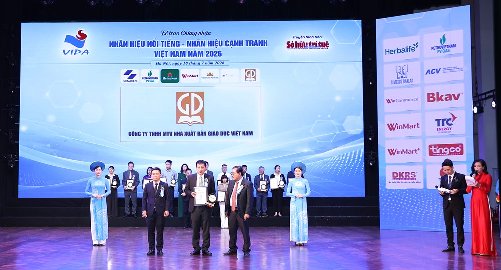 Nhà xuất bản Giáo dục Việt Nam vào Top 20 Nhãn hiệu nổi tiếng Việt Nam năm 2026 - ảnh 2