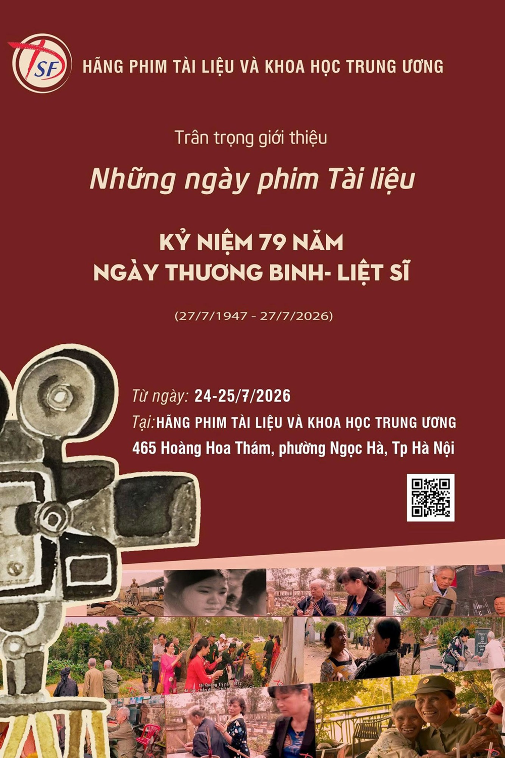 Chiếu miễn phí 9 phim tài liệu kỷ niệm 79 năm Ngày Thương binh - Liệt sĩ - ảnh 1