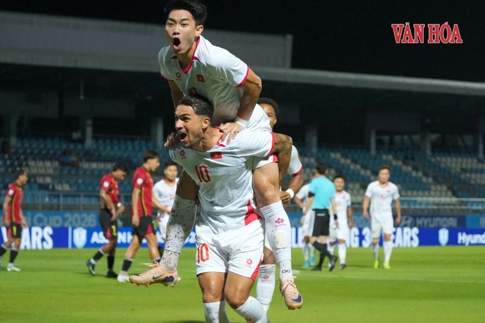 Tam tấu Đình Bắc - Xuân Son - Hoàng Hên tạo cơn mưa bàn thắng vào lưới Timor Leste - ảnh 4