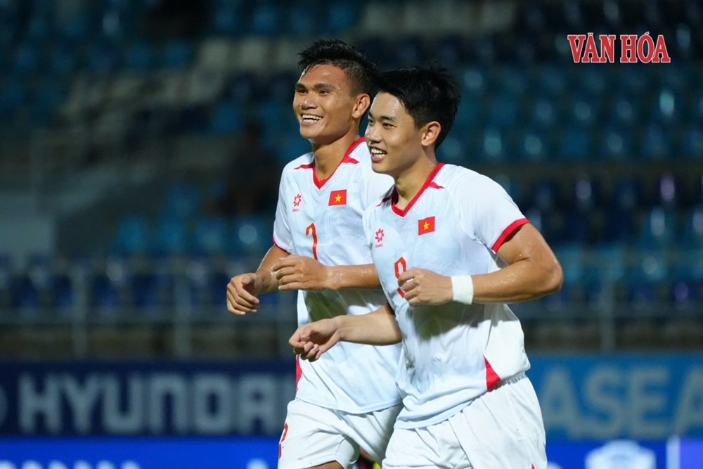 Tam tấu Đình Bắc - Xuân Son - Hoàng Hên tạo cơn mưa bàn thắng vào lưới Timor Leste - ảnh 9