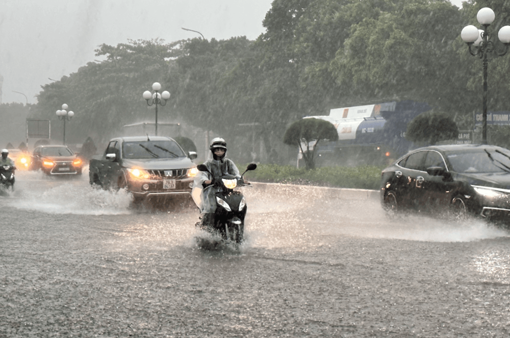 Thời tiết hôm nay 29.7: Hà Nội mưa to, có nơi mưa rất to - ảnh 1