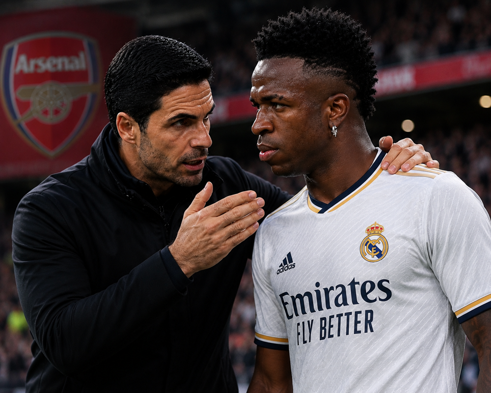 Tin chuyển nhượng 4.8: Arteta đích thân thuyết phục Vinícius gia nhập Arsenal - ảnh 1