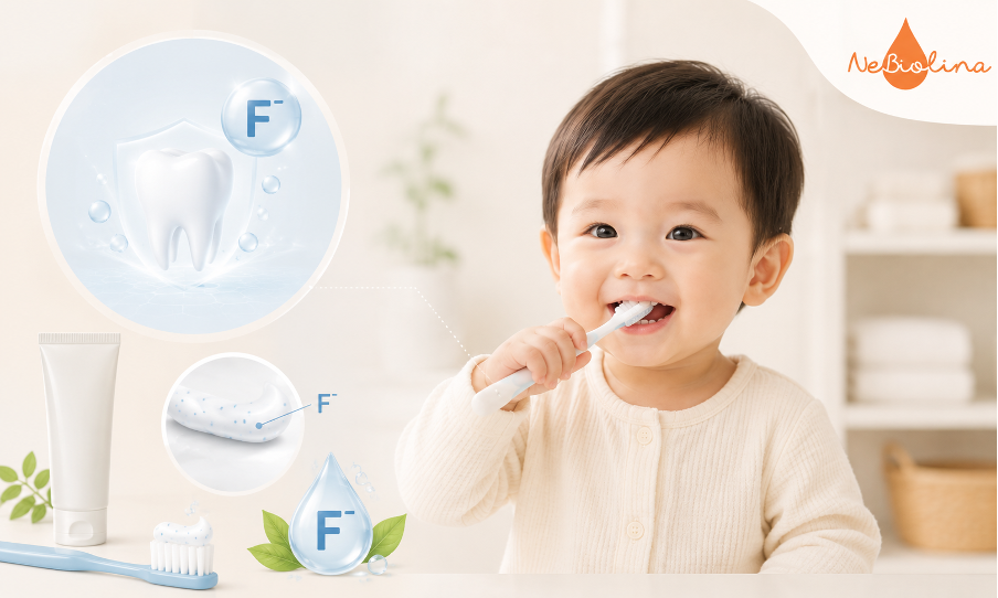 Kem đánh răng an toàn khi bé lỡ nuốt - Vì sao 3 thành phần này vẫn khiến cha mẹ băn khoăn? - ảnh 1