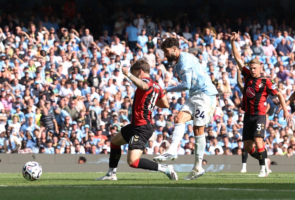 Cherki lập cú đúp kiến tạo, Man City ngược dòng nghẹt thở trước Bournemouth - ảnh 2