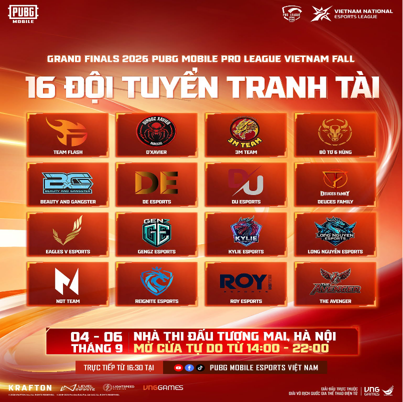 Hà Nội đăng cai Chung kết Tổng Giải đấu 2026 PUBG Mobile Pro League Vietnam Fall 2026 - ảnh 2