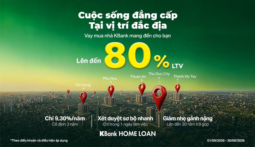 Kbank Home Loan ra mắt khoản vay lên đến 80% giá trị nhà cho nhân viên văn phòng - ảnh 2