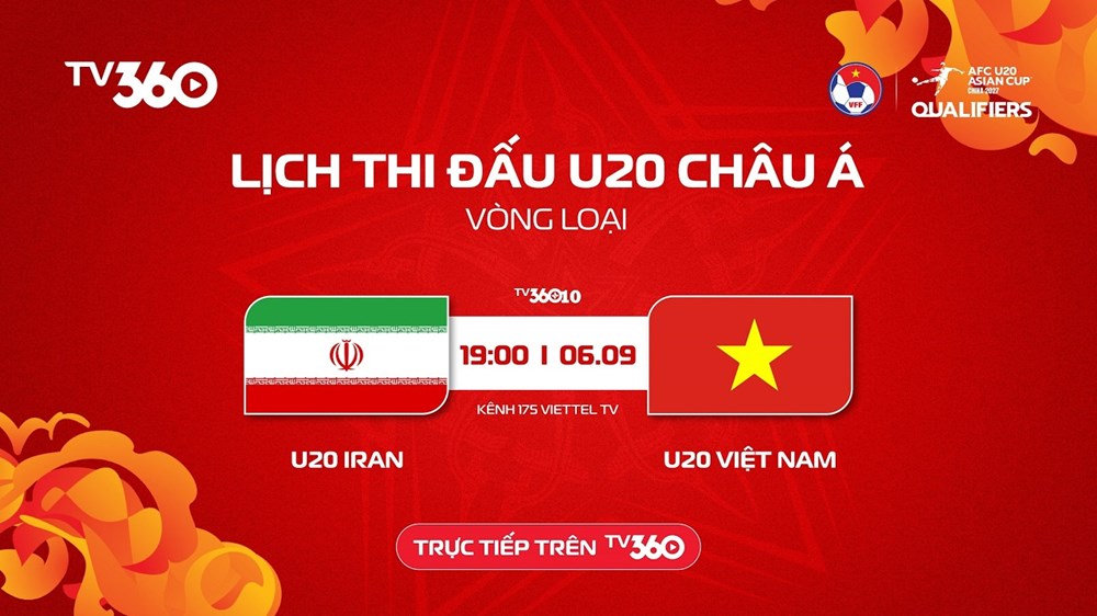 Link xem trực tiếp U20 Việt Nam vs U20 Iran, 19h00 ngày 6.9 - vòng loại U20 châu Á 2027 - ảnh 1