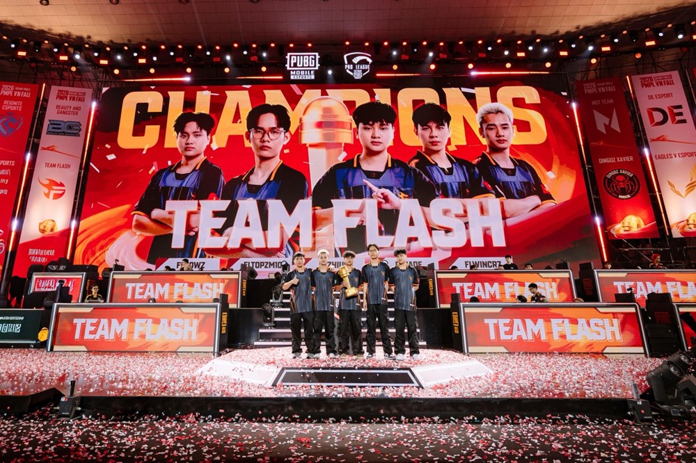 Đội tuyển Team Flash vô địch giải đấu 2026 PUBG Mobile Pro League Vietnam Fall  - ảnh 1