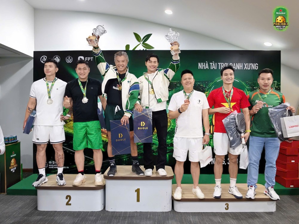 Diễn viên Minh Tiệp giành Huy chương Bạc tại World Cup Pickleball 2026 - ảnh 1