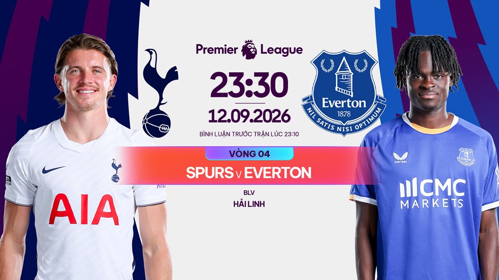 Link xem trực tiếp Tottenham vs Everton, 23h30 ngày 12.9 - Ngoại hạng Anh - ảnh 1