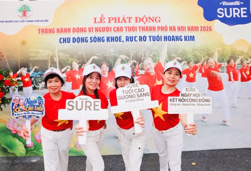 Vinamilk Sure đồng hành cùng người cao tuổi chủ động sống khỏe - ảnh 5