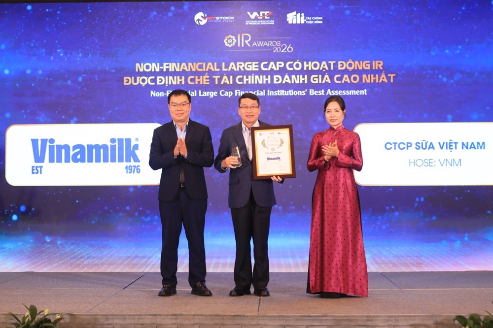 Từ minh bạch đến niềm tin: Vinamilk nhận cú đúp giải thưởng IR Awards 2026 - ảnh 1