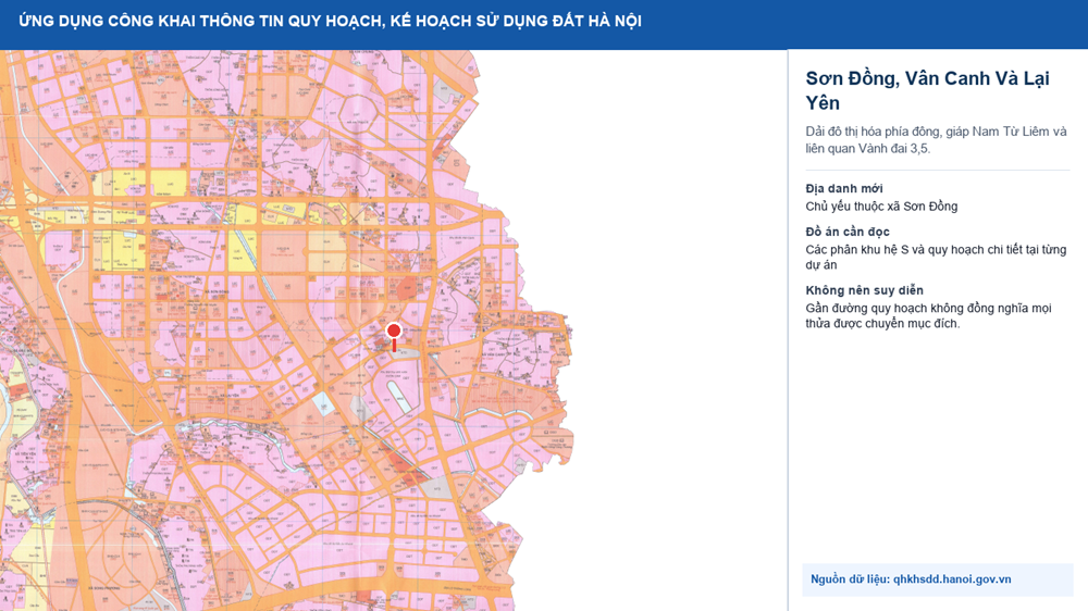 Bản đồ quy hoạch Hoài Đức mới nhất và cách tra cứu chuẩn pháp lý - ảnh 4