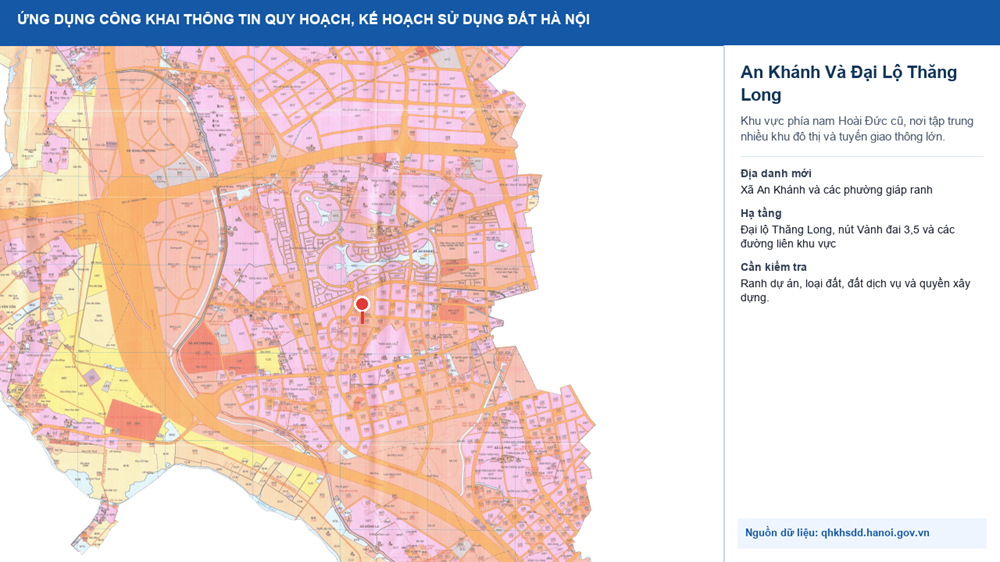 Bản đồ quy hoạch Hoài Đức mới nhất và cách tra cứu chuẩn pháp lý - ảnh 5
