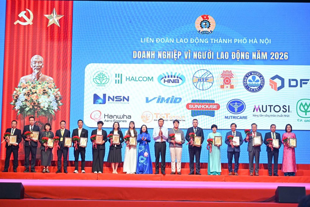 URENCO được tôn vinh “Doanh nghiệp vì người lao động” năm 2026 - ảnh 1