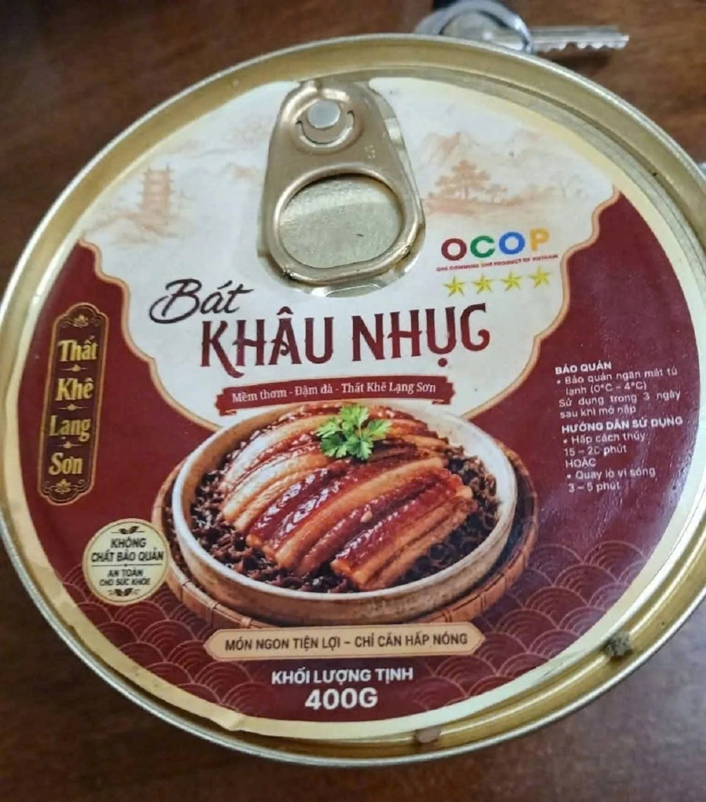 Lạng Sơn chỉ đạo xác minh phản ánh về sản phẩm khâu nhục đóng hộp - ảnh 1