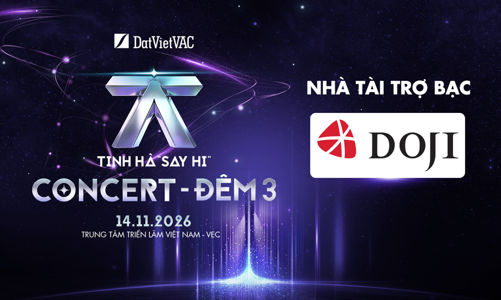 DOJI trở thành nhà tài trợ bạc của Tinh Hà “Say Hi” Concert tại Hà Nội - ảnh 1