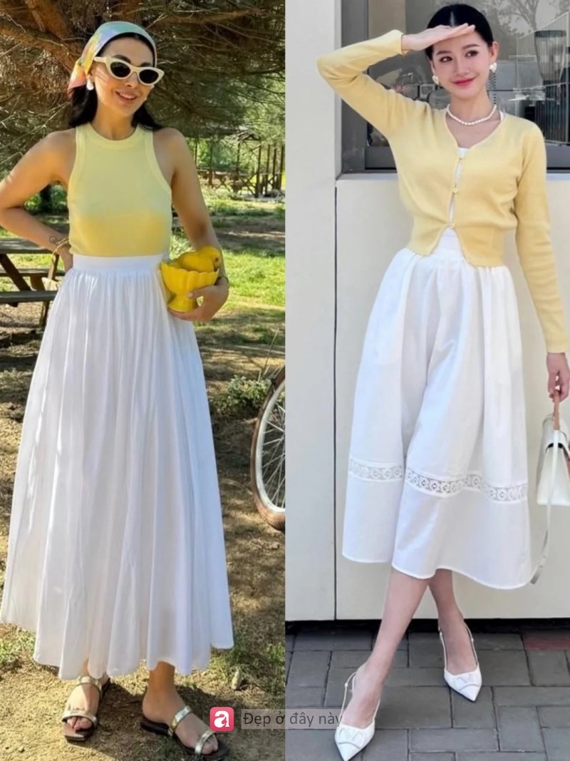 Không cần đồ đắt: Trang phục vàng - trắng vẫn toát lên vẻ “giàu ngầm” - ảnh 3