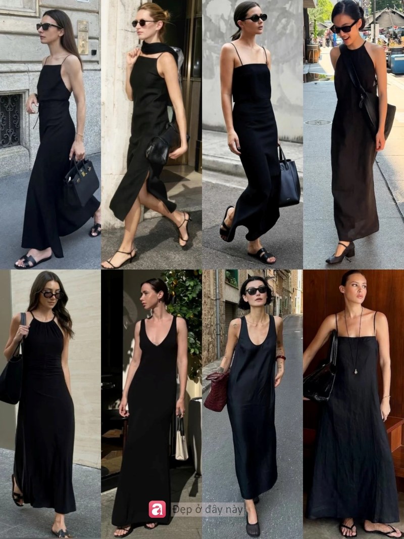 Mặc một chiếc váy đen là đủ để bạn trông như bước ra từ giới “old money” - ảnh 1