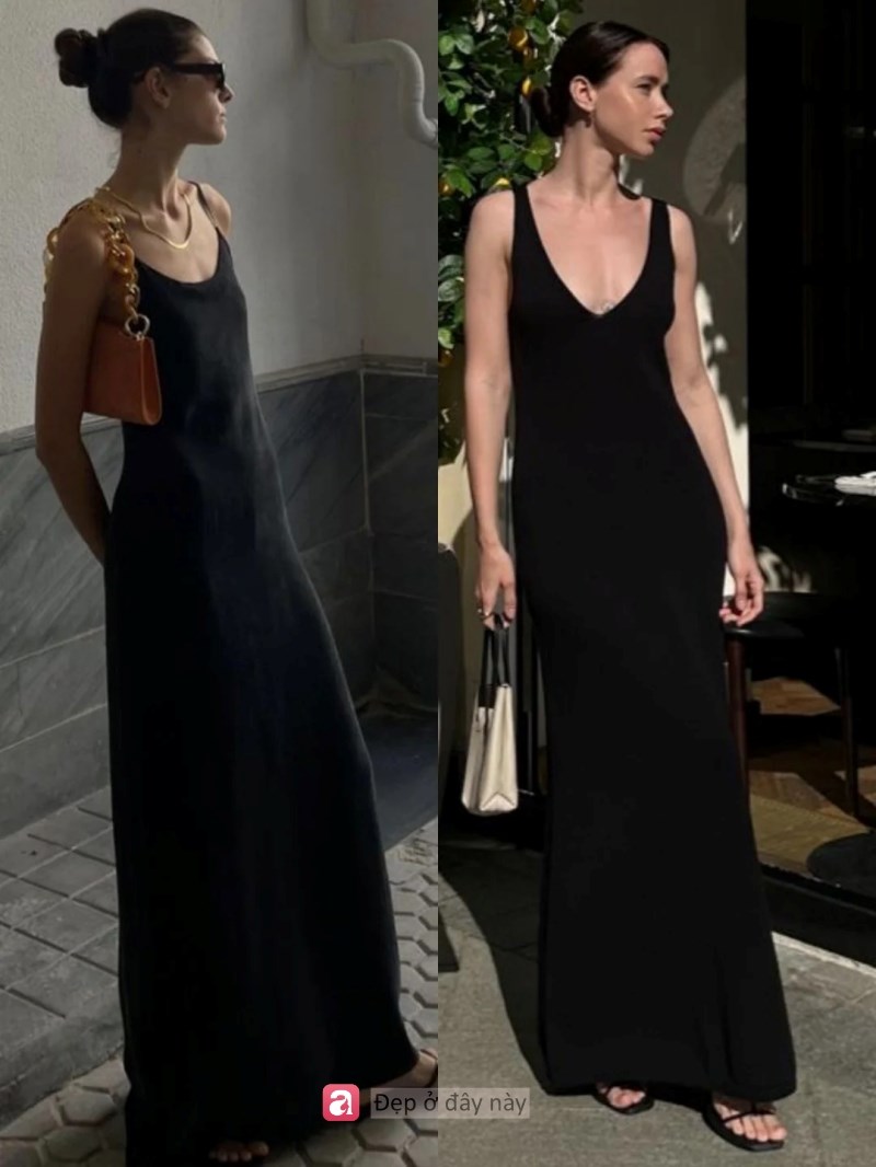 Mặc một chiếc váy đen là đủ để bạn trông như bước ra từ giới “old money” - ảnh 3