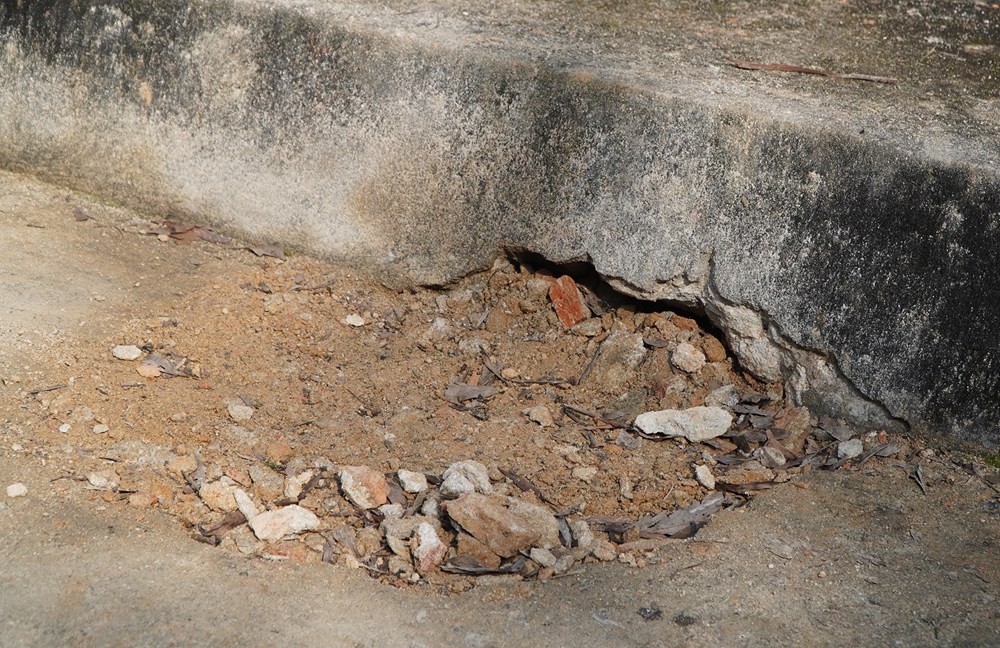 Phát hiện di tích lăng chúa Nguyễn Phúc Khoát bị đào trộm - ảnh 2