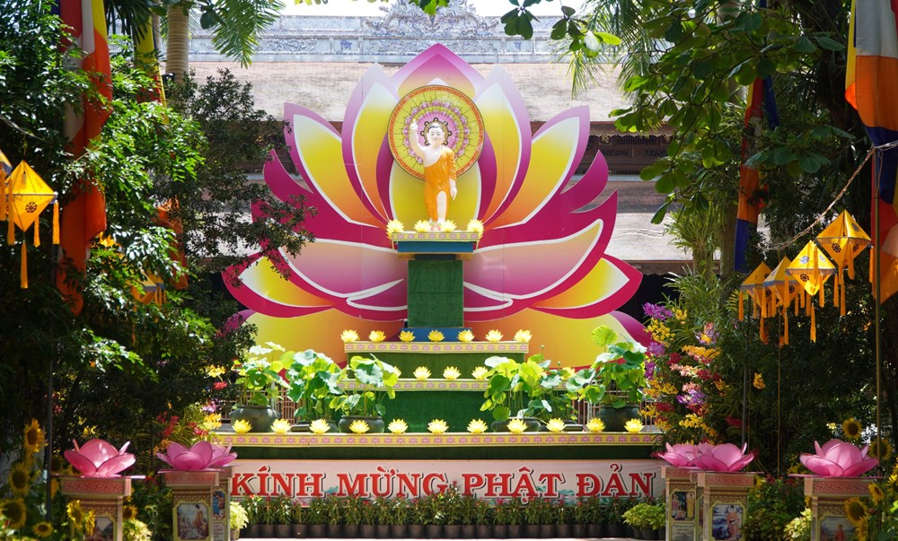 Thành phố Huế rực rỡ cờ hoa mừng Lễ Phật đản - ảnh 2