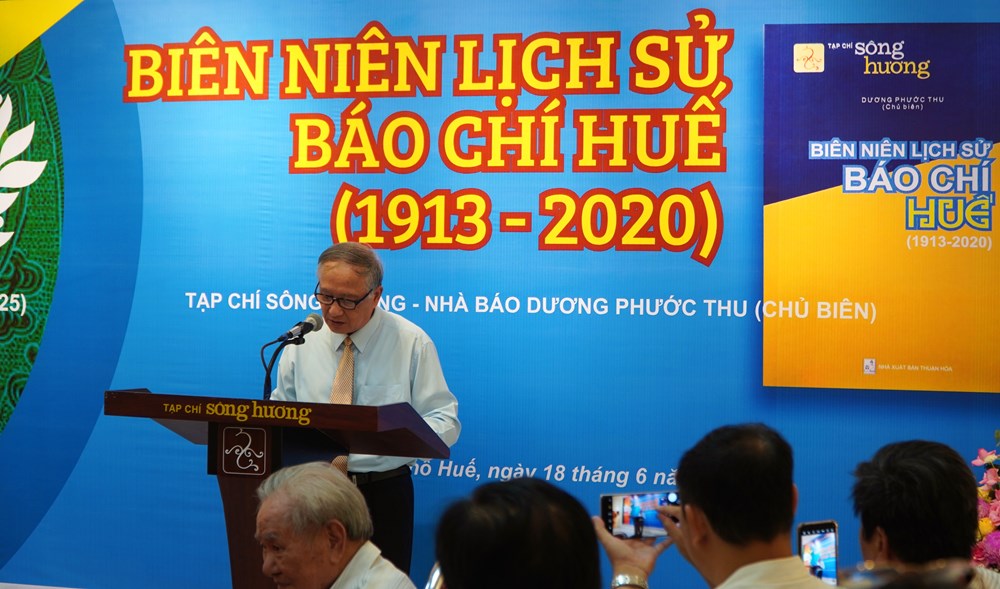 Ra mắt sách “Biên niên sử Báo chí Huế 1913 - 2020” - ảnh 2