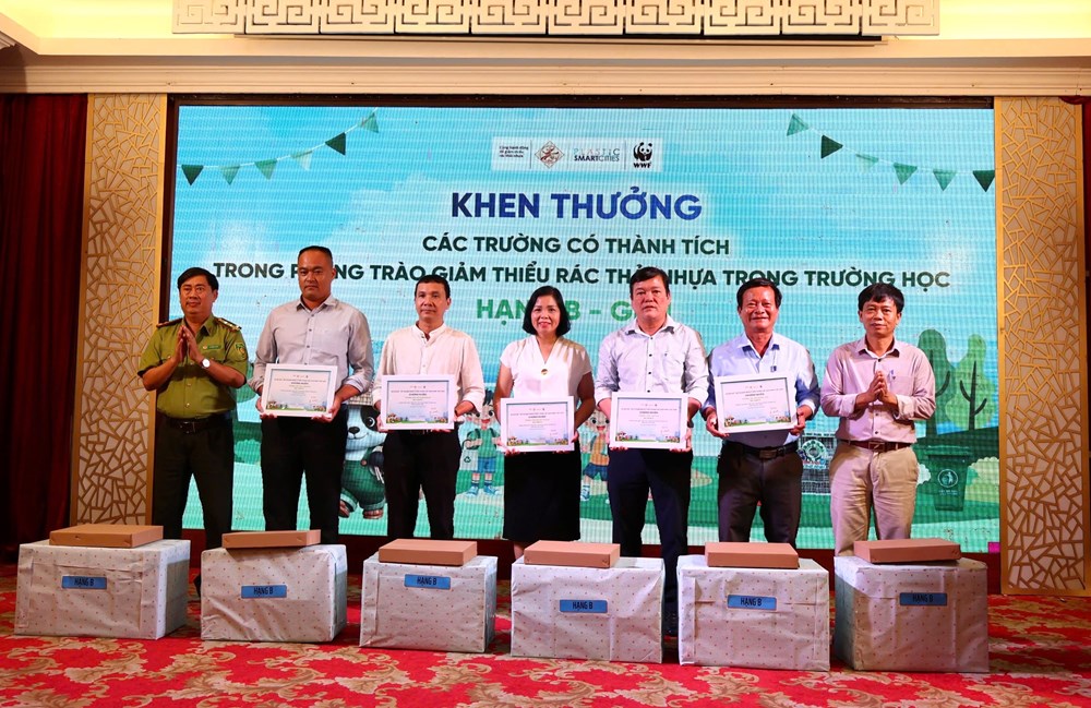 Lan tỏa mô hình “Trường học giảm nhựa” ở Huế - ảnh 3