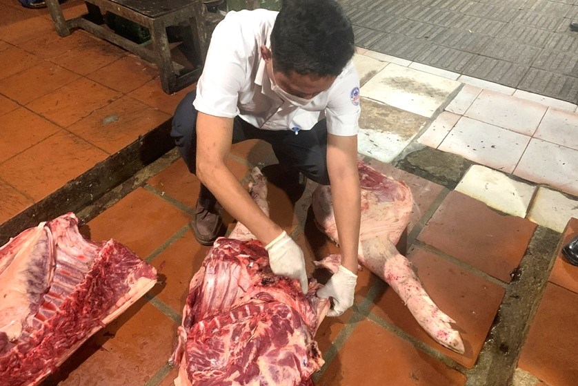 Thành phố Huế: Tăng cường công tác kiểm tra các cơ sở giết mổ lợn - ảnh 2