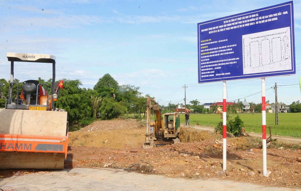 Huế: Khởi công 4 khu hạ tầng kỹ thuật phục vụ dự án Đường sắt tốc độ cao - ảnh 3