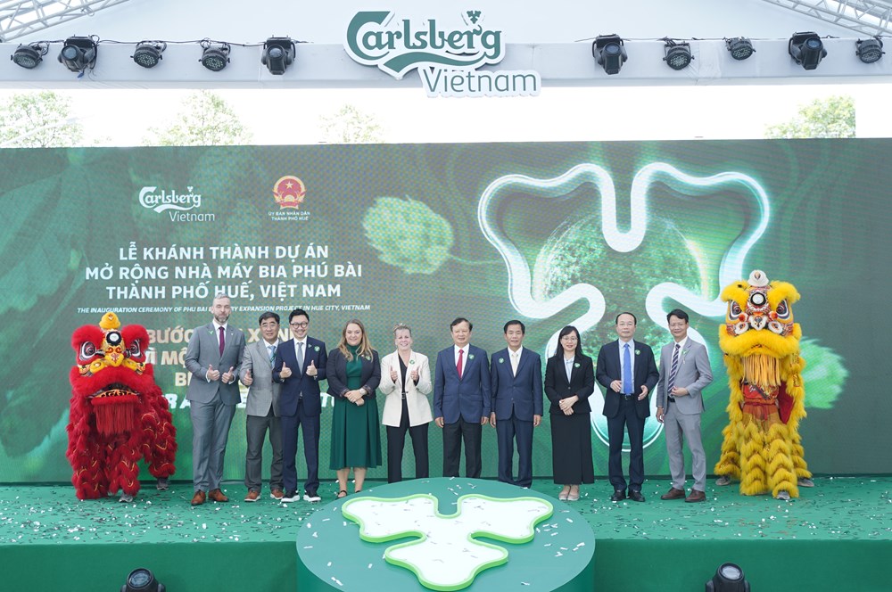 Carlsberg khánh thành nhà máy bia Phú Bài mở rộng, nâng công suất thêm 50% - ảnh 1