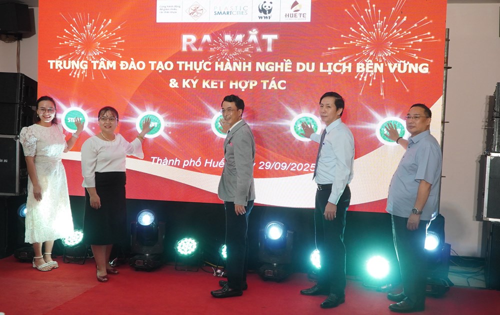 Ra mắt Trung tâm Đào tạo thực hành nghề du lịch bền vững tại Huế - ảnh 1