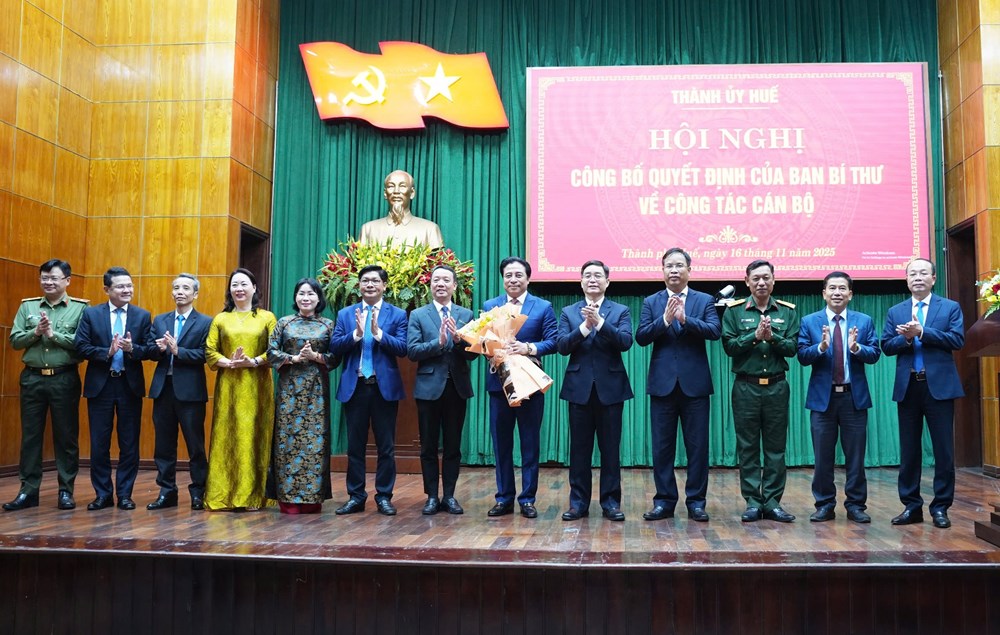 Chủ tịch tỉnh Khánh Hòa được điều động giữ chức Phó Bí thư Thành ủy Huế - ảnh 2