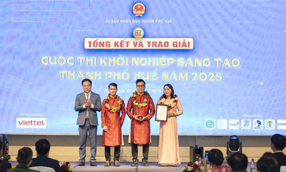TP. Huế trao giải thưởng Khởi nghiệp sáng tạo cho 13 dự án, ý tưởng - ảnh 1