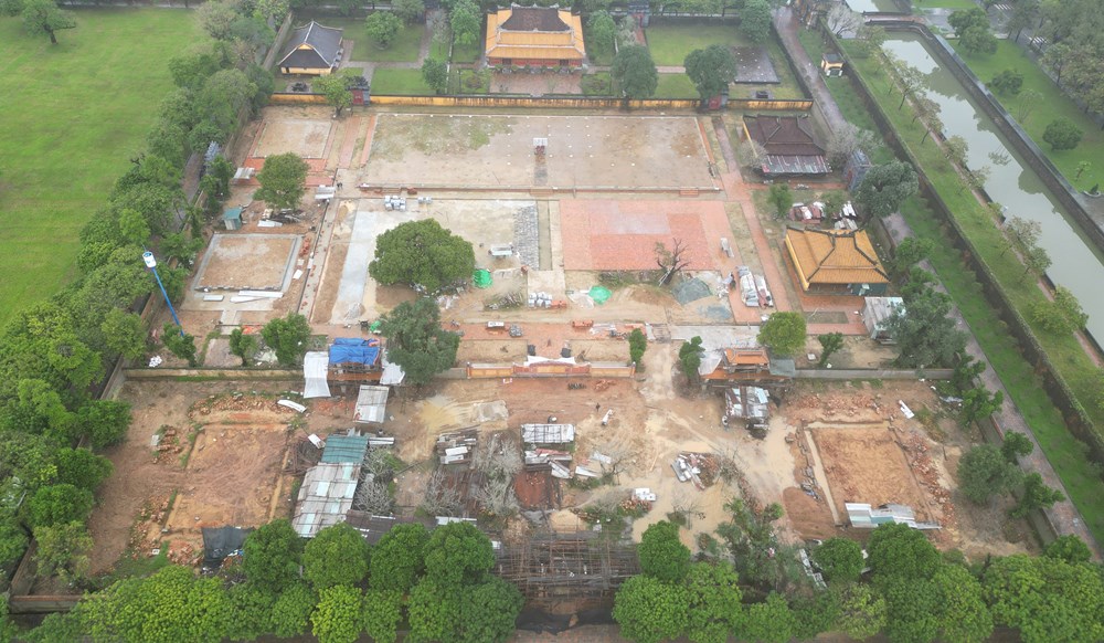 Nơi thờ các chúa Nguyễn đang được trùng tu như thế nào? - ảnh 2