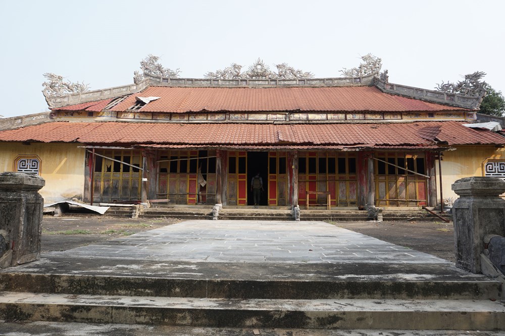 Nơi thờ các chúa Nguyễn đang được trùng tu như thế nào? - ảnh 1