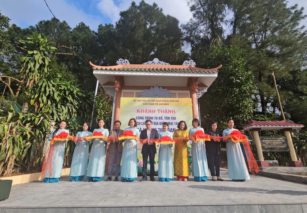 Hoàn thành tu bổ, tôn tạo Di tích địa điểm mai táng bà Hoàng Thị Loan - ảnh 1